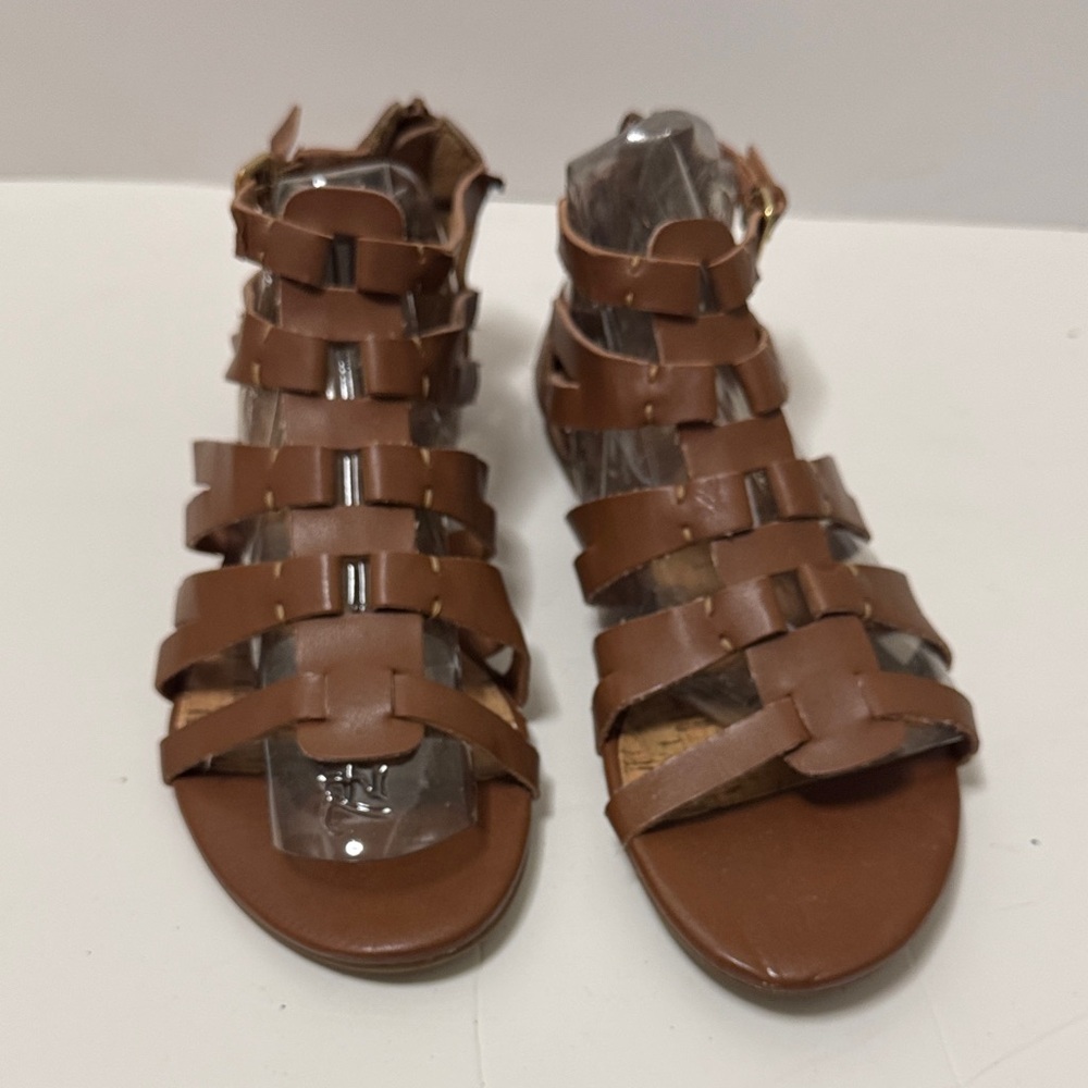 Faded Glory Brown Strappy Gladiator Sandals
